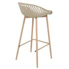 Banqueta Alta Bancada Cozinha Clarice Cloe Nude