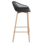 Banqueta Alta Bancada Cozinha Clarice Cloe Preto