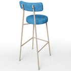 Banqueta Alta Bar Cozinha Sala De Jantar Aço Milão Arena L02