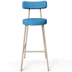 Banqueta Alta Bar Cozinha Sala De Jantar Aço Milão Arena L02