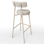 Banqueta Alta Bar Cozinha Sala De Jantar Aço Milão Arena L02