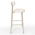 Banqueta Alta Bar Cozinha Sala De Jantar Aço Milão Arena L02