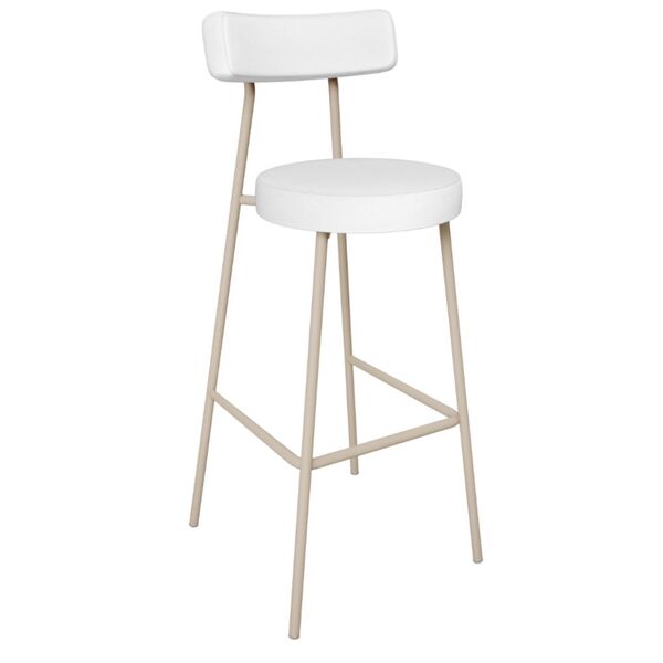 Banqueta Alta Bar Cozinha Sala De Jantar Aço Milão Arena L02