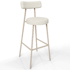 Banqueta Alta Bar Cozinha Sala De Jantar Aço Milão Arena L02