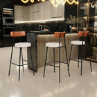 Banqueta Alta Bar Cozinha Sala De Jantar Aço Milão L02 Courís