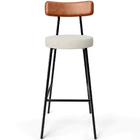 Banqueta Alta Bar Cozinha Sala De Jantar Aço Milão L02 Courís