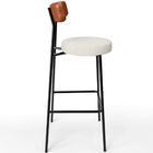 Banqueta Alta Bar Cozinha Sala De Jantar Aço Milão L02 Courís