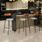 Banqueta Alta Bar Cozinha Sala De Jantar Aço Milão L02 Courís