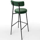 Banqueta Alta Bar Cozinha Sala De Jantar Em Aço Milão L02 Fac