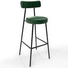 Banqueta Alta Bar Cozinha Sala De Jantar Em Aço Milão L02 Fac