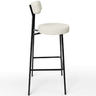 Banqueta Alta Bar Cozinha Sala De Jantar Em Aço Milão L02 Lin