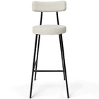 Banqueta Alta Bar Cozinha Sala De Jantar Em Aço Milão L02 Lin