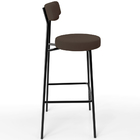 Banqueta Alta Bar Cozinha Sala De Jantar Em Aço Milão L02 Sue