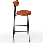 Banqueta Alta Bar Cozinha Sala De Jantar Estrutura Em Aço Mil