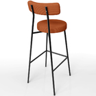 Banqueta Alta Bar Cozinha Sala De Jantar Estrutura Em Aço Mil