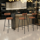 Banqueta Alta Bar Cozinha Sala De Jantar Estrutura Em Aço Mil