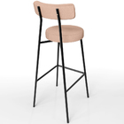 Banqueta Alta Bar Cozinha Sala De Jantar Estrutura Em Aço Mil