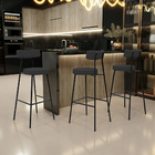 Banqueta Alta Bar Cozinha Sala De Jantar Estrutura Em Aço Mil