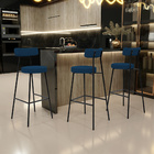 Banqueta Alta Bar Cozinha Sala De Jantar Estrutura Em Aço Mil