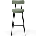 Banqueta Alta Bar Cozinha Sala De Jantar Estrutura Em Aço Mil