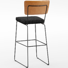 Banqueta Alta Bar Cozinha Sala De Jantar Fixa Allana L02 Cour