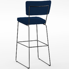 Banqueta Alta Bar Cozinha Sala De Jantar Fixa Allana L02 Sued