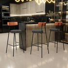 Banqueta Alta Bar Cozinha Sala De Jantar Milão L02 Couríssimo