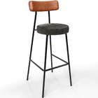 Banqueta Alta Bar Cozinha Sala De Jantar Milão L02 Couríssimo