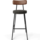 Banqueta Alta Bar Cozinha Sala De Jantar Milão L02 Couríssimo