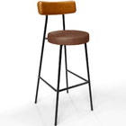 Banqueta Alta Bar Cozinha Sala De Jantar Milão L02 Couríssimo