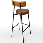 Banqueta Alta Bar Cozinha Sala De Jantar Milão L02 Couríssimo