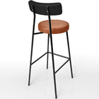 Banqueta Alta Bar Cozinha Sala De Jantar Milão L02 Couríssimo