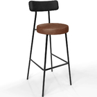 Banqueta Alta Bar Cozinha Sala De Jantar Milão L02 Couríssimo