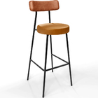 Banqueta Alta Bar Cozinha Sala De Jantar Milão L02 Couríssimo