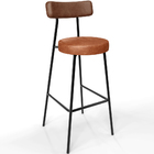 Banqueta Alta Bar Cozinha Sala De Jantar Milão L02 Couríssimo