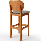 Banqueta Alta Bar Cozinha Sala Jantar Betta L02 Imbuia Courís