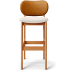 Banqueta Alta Bar Cozinha Sala Jantar Fixa Betta L02 Imbuia C