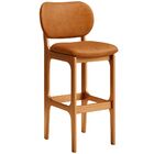 Banqueta Alta Bar Cozinha Sala Jantar Fixa Betta L02 Imbuia C
