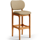 Banqueta Alta Bar Cozinha Sala Jantar Fixa Betta L02 Imbuia L
