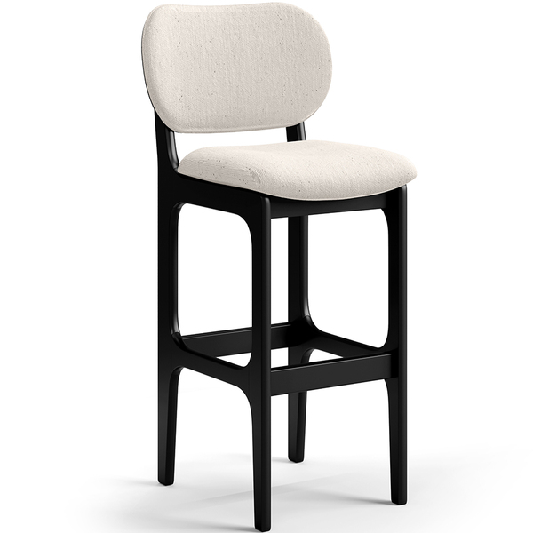 Banqueta Alta Bar Cozinha Sala Jantar Fixa Betta L02 Preto Li