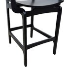 Banqueta Alta Bistrô Apollo Com Braços Encosto Telinha Natura