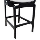 Banqueta Alta Bistrô Apollo Com Braços Encosto Telinha Natura