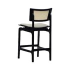 Banqueta Alta Bistrô Apollo Encosto Telinha Natural E Assento