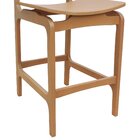 Banqueta Alta Bistrô Apollo Encosto Telinha Natural E Assento