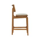 Banqueta Alta Bistrô Apollo Encosto Telinha Natural E Assento