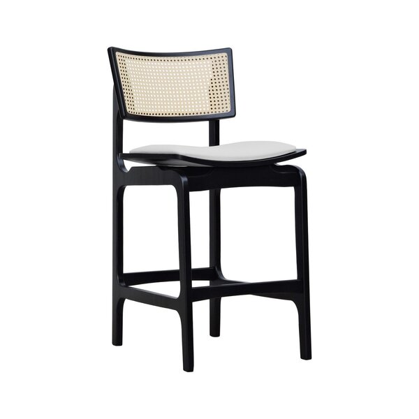 Banqueta Alta Bistrô Apollo Madeira Maciça Encosto Telinha As