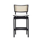 Banqueta Alta Bistrô Apollo Madeira Maciça Encosto Telinha As