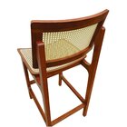 Banqueta Alta Bistrô Gus Madeira Maciça Encosto Telinha Assen