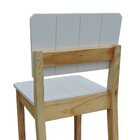 Banqueta Alta Bistrô Linhas Estrutura Madeira Maciça Assento