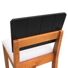 Banqueta Alta Bistrô Linhas Estrutura Madeira Maciça Assento